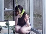 公衆電話ボックス360度 爆乳素人きき乳首チャレンジ ひまりさん（22歳・大学生）